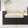 vidaXL Palettenkissenset 2 pcs Creme Oxford-Stoff
