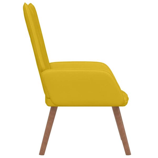 vidaXL Relaxsessel Senfgelb Samt