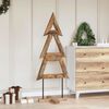 vidaXL Weihnachtsbaum mit Ständer Braun 150 cm Massivholz Teak