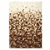 vidaXL Lederteppich mit Kuhhaut-Patchwork Braun 170 x 120 cm Leder