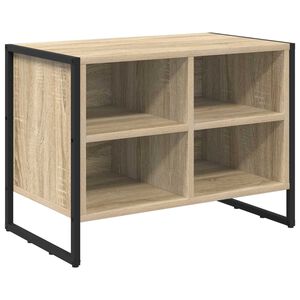vidaXL Schuhschrank mit Speicher Sonoma 60 x 35 x 44 cm Holzwerkstoff