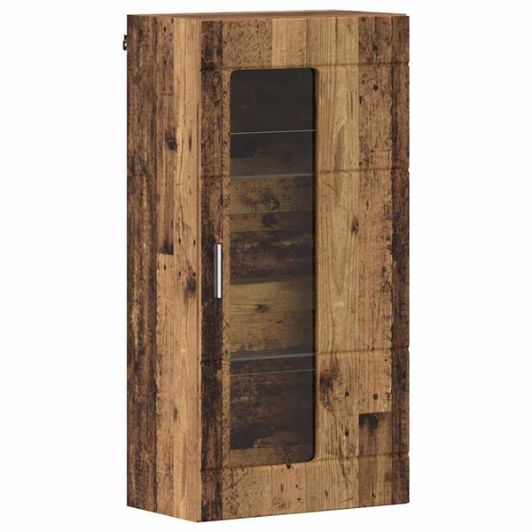 vidaXL Wandmontierter Schrank Altholz 55 x 29 x 100 cm Holzwerkstoff