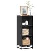 vidaXL B&uuml;cherregal Schwarz 40x35x107,5 cm Holzwerkstoff