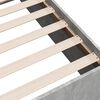 vidaXL Bettgestell Betongrau 180x200 cm Holzwerkstoff