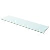 vidaXL Regalboden Glas Transparent 100x25 cm