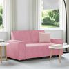 vidaXL 2-Sitzer-Sofa Rosa 160x78x84 cm Samt