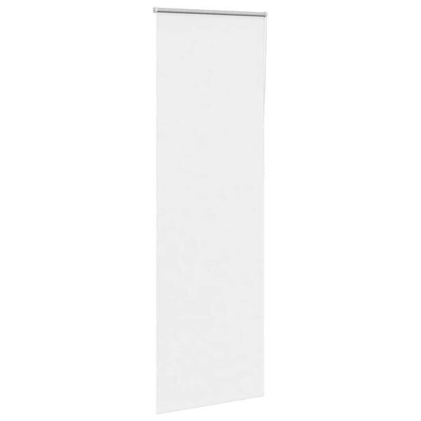 vidaXL Verdunkelungsrollo Wei&szlig; 85x230cm Stoffbreite 80,7 cm Polyester