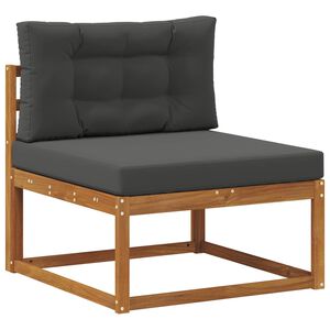 vidaXL Outdoor Mittelsofa Natur