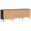 vidaXL TV-Schr&auml;nk Schwarz Eichen-Optik 150 x 30 x 50 cm Holzwerkstoff
