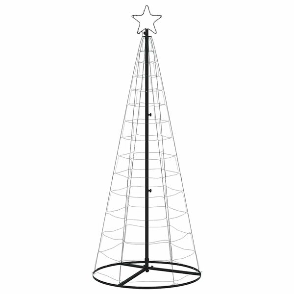 vidaXL LED Weihnachtsbaum 200 LEDs Mehrfarbig 180 cm
