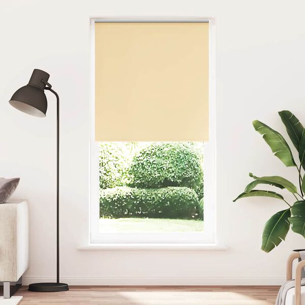 vidaXL Verdunkelungsrollo Beige 105x230 cm Stoffbreite 100,7 cm