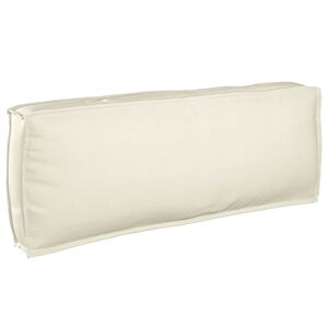 vidaXL Kissen Oxford-Stoff Creme 120 x 40 x 12 cm