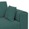 vidaXL Sofa mit Kissen Dunkelgr&uuml;n 250 x 77 x 76 cm Samt