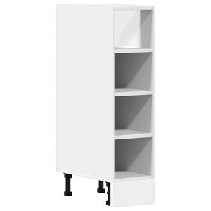vidaXL Unterschrank Riga Wei&szlig; 20x44,5x81,5 cm Holzwerkstoff