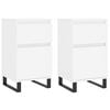 vidaXL Sideboards 2 Stk. Wei&szlig; 40x35x70 cm Holzwerkstoff