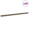 vidaXL Treppenkantenprofile 30 stk. Braun 67 x 3.5 x 3 cm Aluminium