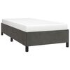 vidaXL Bettgestell ohne Matratze Dunkelgrau 80x200 cm Samt