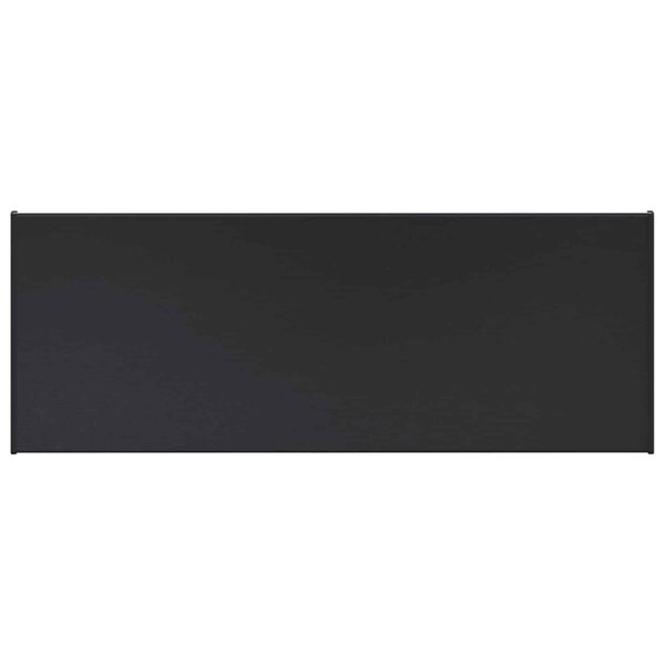 vidaXL Fensterbank Anthrazit mit Holzmaserung 100 x 30 x 4,5 cm PVC