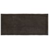 vidaXL Tischplatte 120x50x(2-6) cm Massivholz Behandelt Baumkante