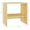 vidaXL Nachttisch 40x30,5x40 cm Massivholz Tanne