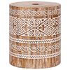 vidaXL Balinesischer Sonnenschirm mit Sockel Rot 185 x 185 x 260 cm