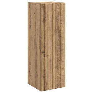 vidaXL Wandmontierter Badezimmerschrank Artisan-Eiche