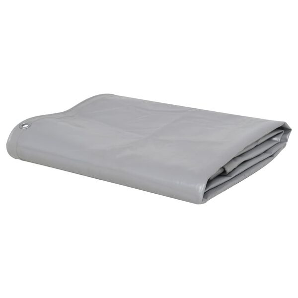 vidaXL Abdeckplane 650 g/m&sup2; 2,5 x 3,5 m Grau