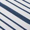 vidaXL Teppich Marineblau 100x300 cm Baumwolle