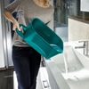 Leifheit Wischtuchpresse mit Rollen und Bodenwischer Profi XL 55096