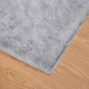 vidaXL Kunstfell Hasen Teppich Olite Grau 240 x 240 cm Polyester