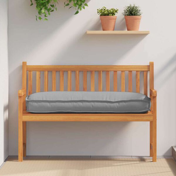 vidaXL Kissen Grau 120 x 50 x 12 cm Oxford-Stoff