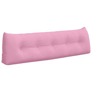 vidaXL R&uuml;cken Kissen Rosa 160 x 24 x 50 cm Stoff