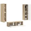 vidaXL TV-Schrankset 6 pcs Sonoma-Eiche Holzwerkstoff