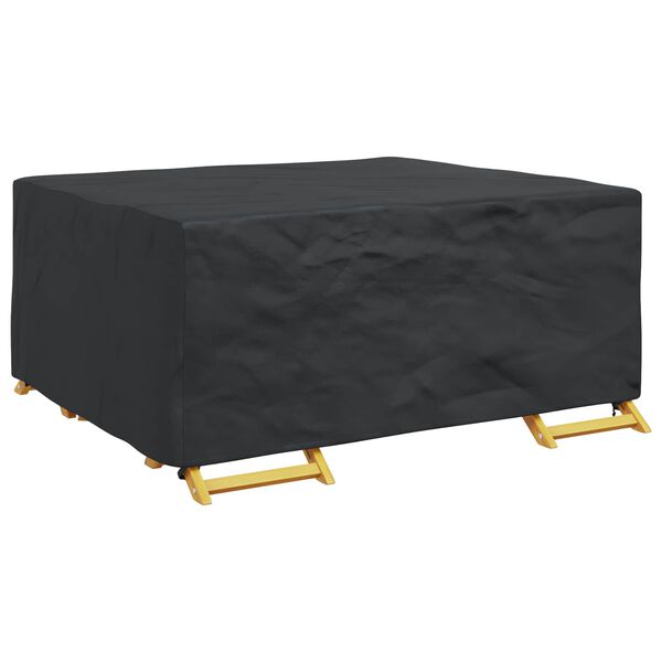 vidaXL M&ouml;belbezug Uni Schwarz 200 x 165 x 80 cm 600D