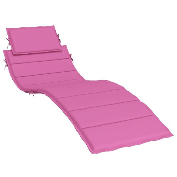 vidaXL Sonnenliegen-Auflage Rosa Oxford-Gewebe