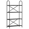 vidaXL B&uuml;cherregal 4 Ebenen 80 x 30 x 146 cm Holzwerkstoff