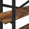 vidaXL B&uuml;cherregal Ger&auml;ucherte Eiche 100 x 33,5 x 178 cm Holzwerkstoff