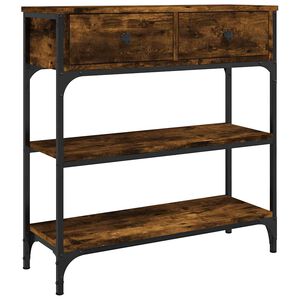 vidaXL Konsolentisch R&auml;uchereiche 72,5x25x75 cm Holzwerkstoff