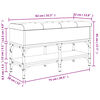 vidaXL Schuhbank Schwarz 82x32x45 cm Holzwerkstoff