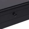 vidaXL Konsolentisch Schwarz 90 &times; 30 &times; 77 cm Holz