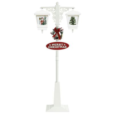 vidaXL Weihnachts-Straßenlampe mit Weihnachtsmann 81x40x188 cm PVC