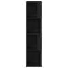 vidaXL Eckregale Schwarz Eichen-Optik 33 x 33 x 132 cm Holzwerkstoff