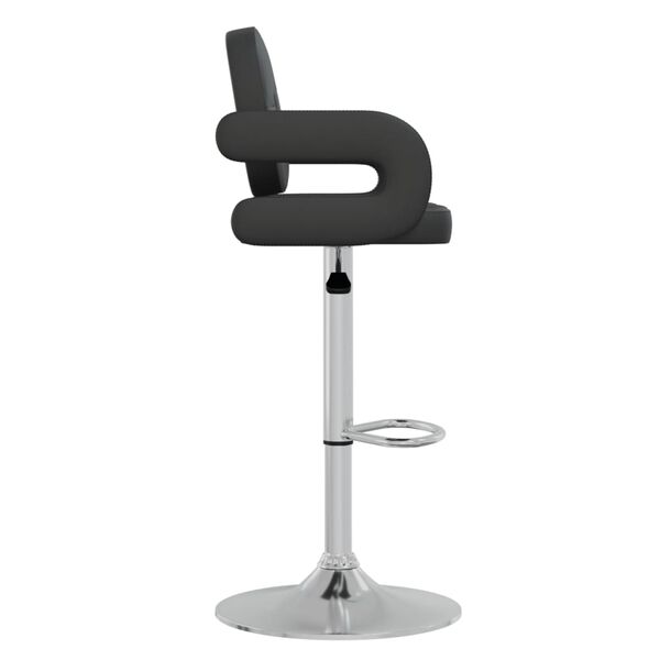 vidaXL Barhocker Schwarz Kunstleder