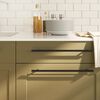 vidaXL M&ouml;belgriffe 10 Stk. Schwarz 320 mm Edelstahl