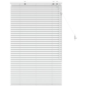 vidaXL Venezianische Jalousie Wei&szlig; 80 x 130 cm 35 mm