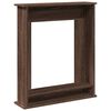 vidaXL Kaminumrandung Braun Eichen-Optik 75x20x87,5 cm Holzwerkstoff