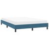 vidaXL Bettgestell ohne Matratze Dunkelblau 140x220 cm Samt