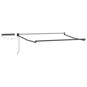 vidaXL Elektrisches Markisenrahmen Anthrazit 2,5 x 2 m Aluminium