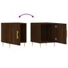 vidaXL Nachttisch Braun Eichen-Optik 40x40x50 cm Holzwerkstoff