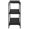 vidaXL B&uuml;cherregal Schwarz Eichen-Optik 80 x 33 x 70,5 cm